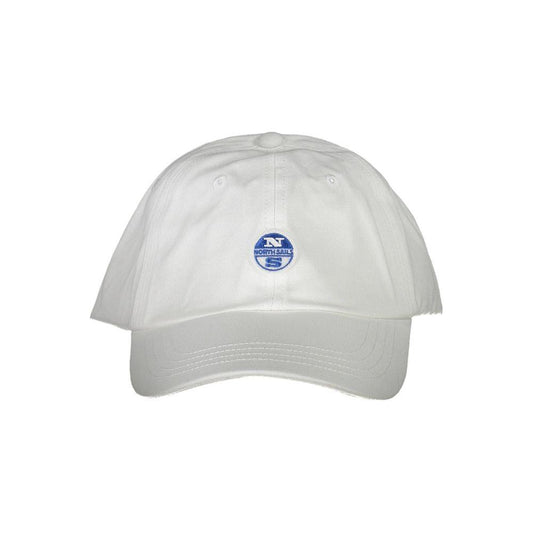 North Sails White Cotton Men Cap North Sails Light Gray
