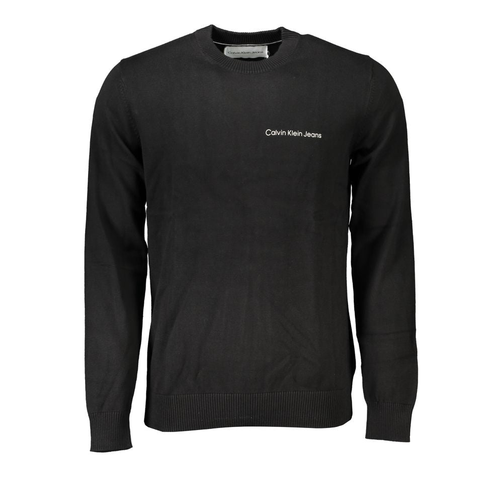 Calvin Klein Black Cotton Mens Sweater