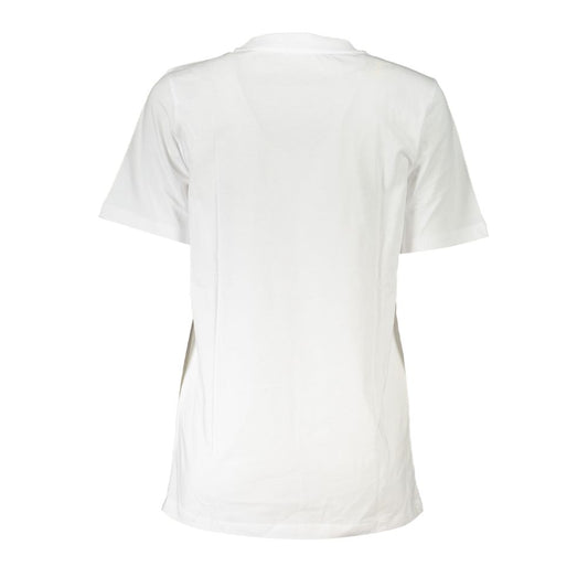 Patrizia Pepe Chic Embroidered Crew Neck Tee Patrizia Pepe Lavender