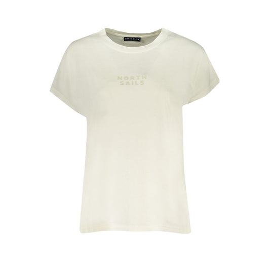North Sails White Cotton Tops & T-Shirt North Sails Antique White
