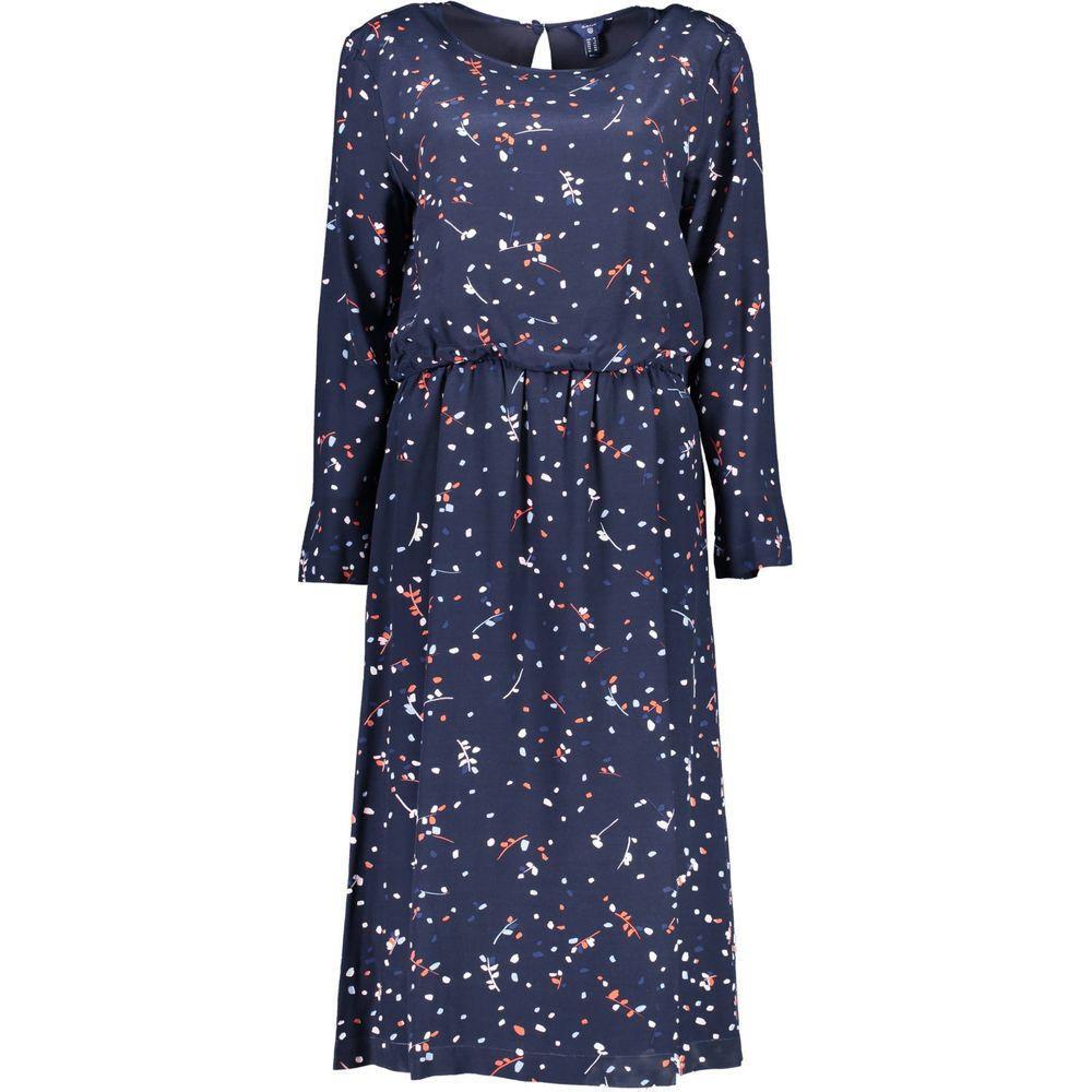 Gant Blue Viscose Women Dress GA-37900-38
