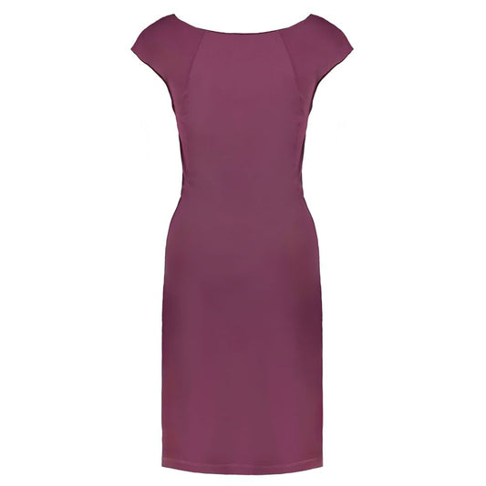 Patrizia Pepe Purple Elastane Dress Patrizia Pepe Dim Gray