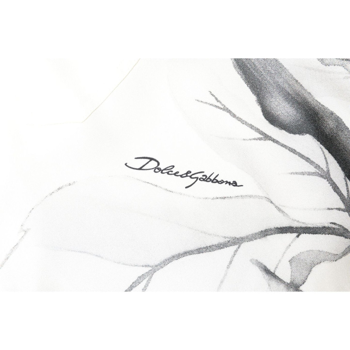 Dolce & Gabbana Ivory Silk Long Sleeves Men Casual Shirt