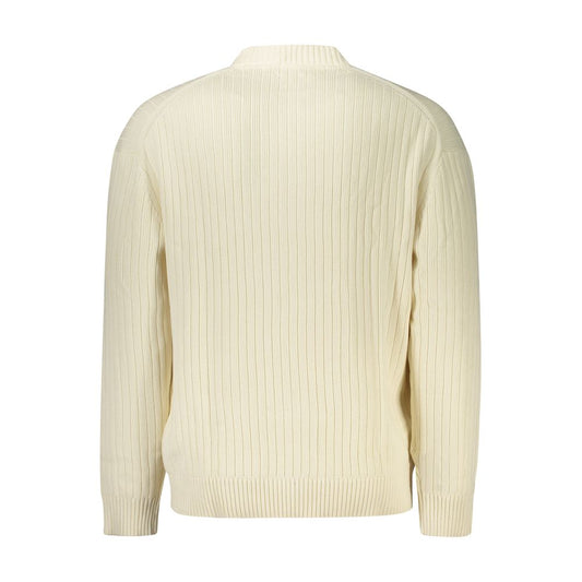 Calvin Klein White Cotton Men Sweater CA-32969-S