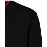 Dolce & Gabbana Black Nylon DGLogo Knit Men Pullover Sweater TSH90263-50