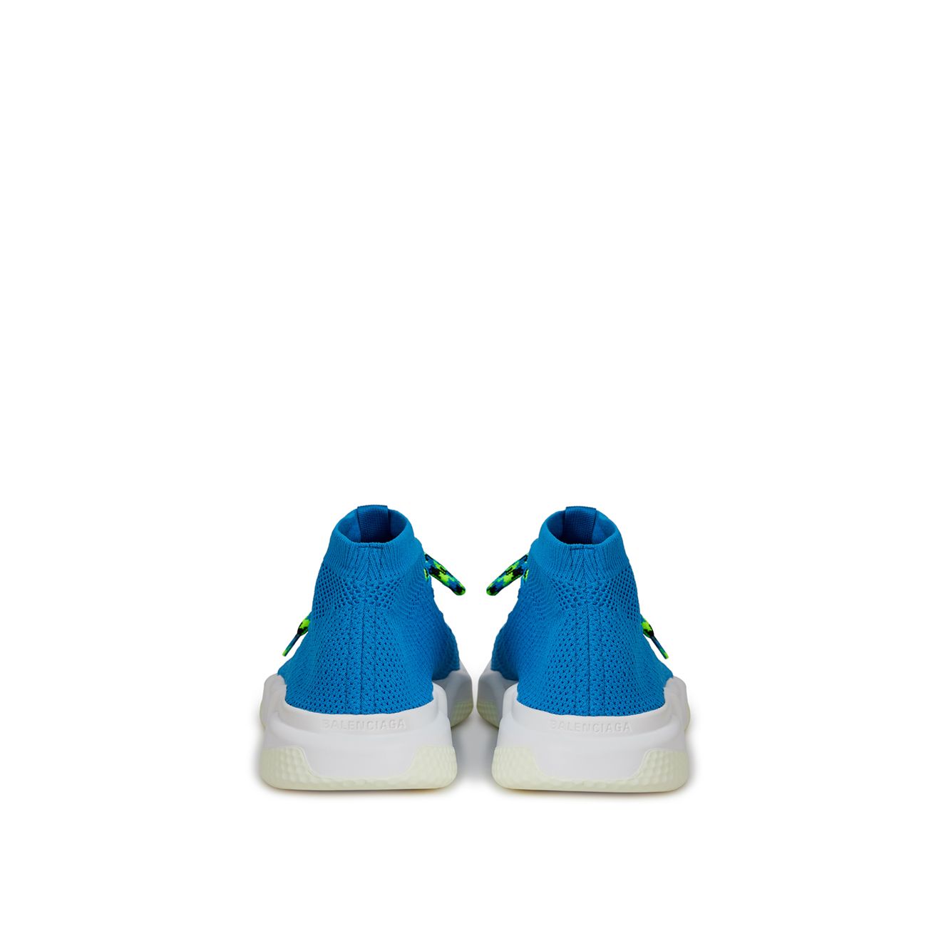 Balenciaga Blue Cotton Athletic Sneakers