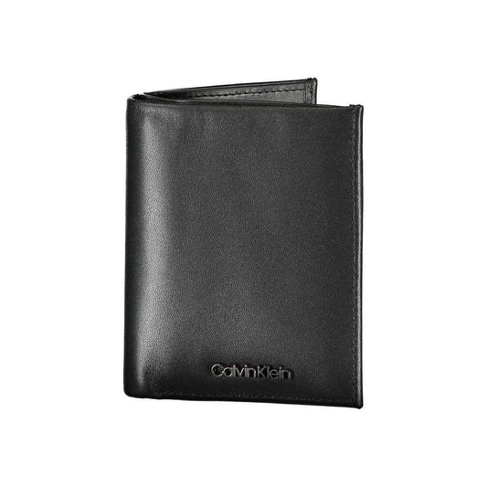 Calvin Klein Sleek Black Leather RFID Wallet CA-26027