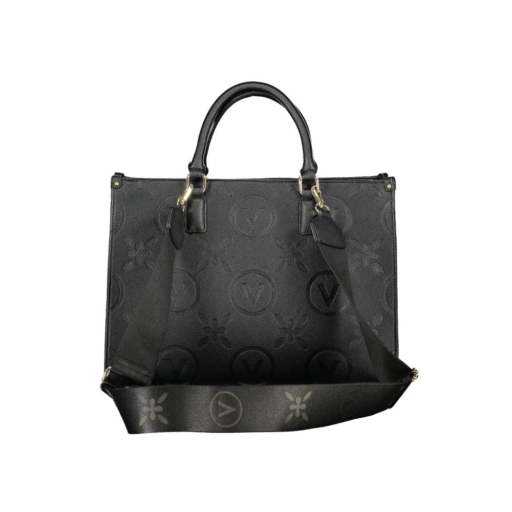 Front view with bag zipped and handles upright.