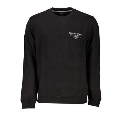 Tommy Hilfiger Black Cotton Men Sweater