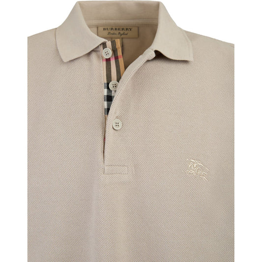 Burberry Burberry Pale Stone Cotton Collared Polo Shirt BU4005899PS 1728,67466920096,Beige,Burberry,Clothing,IT48 | M,IT50 | L,IT52 | XL,IT54 | XXL,Men,Men - Clothing,New with tags,Polo Shirt - Men - Clothing