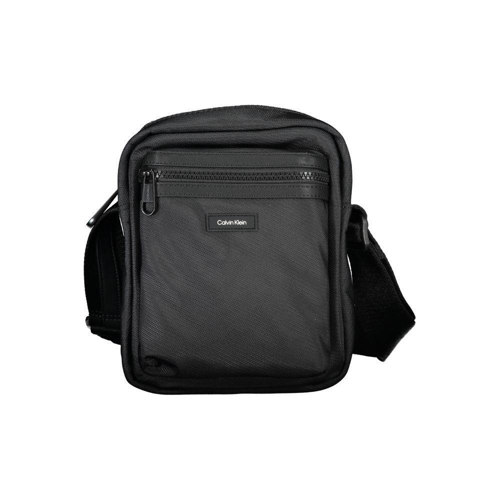 Calvin Klein Sleek Black Recycled Shoulder Bag CA-26048