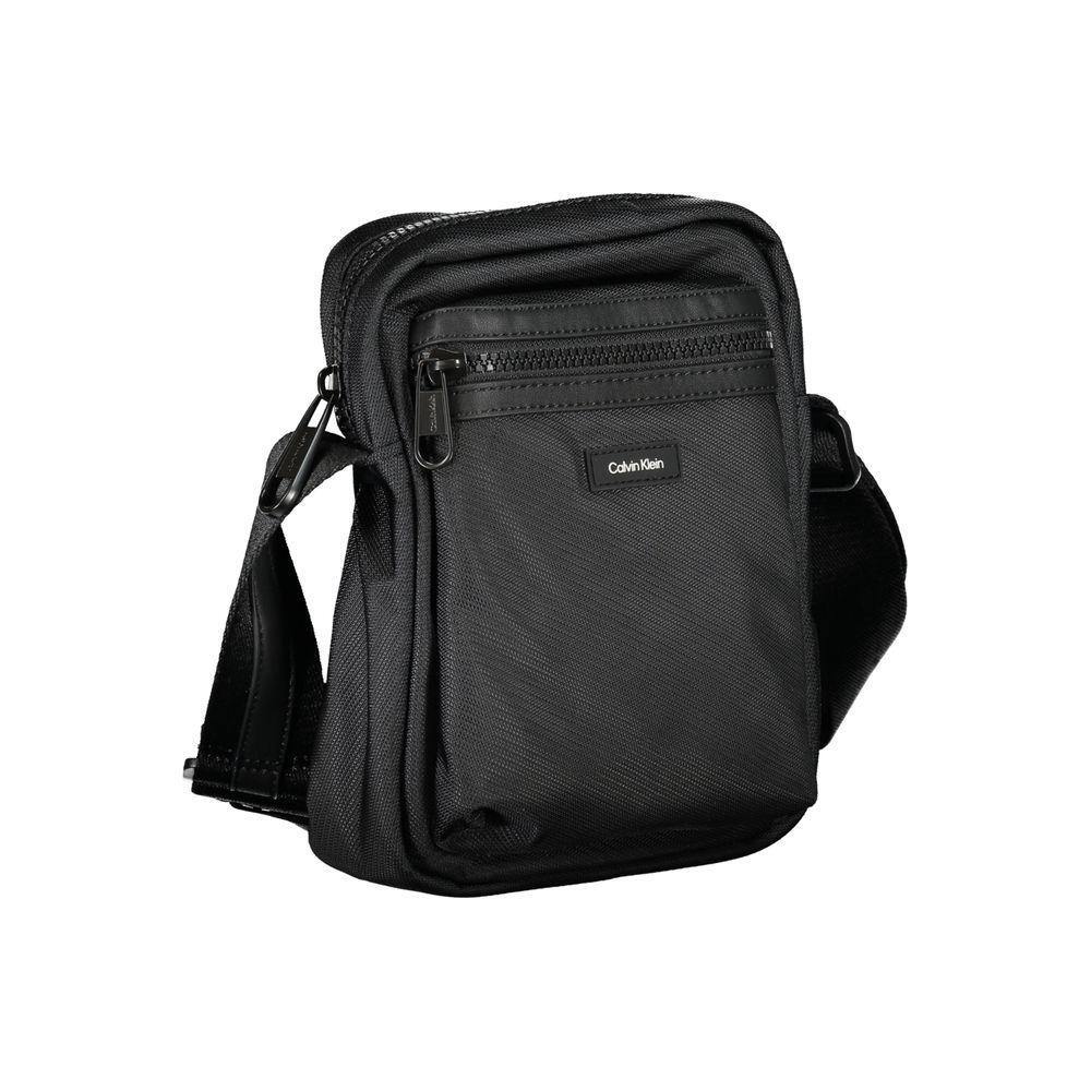 Calvin Klein Sleek Black Recycled Shoulder Bag CA-26048