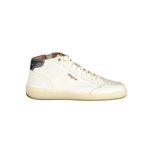 Blauer White Leather Men Sneaker BL-33938-EU40/US7