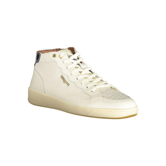Blauer White Leather Men Sneaker BL-33938-EU40/US7