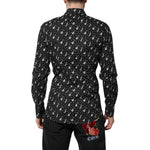 Dolce & Gabbana Black GOLD Instrument Embellished Shirt TSH90448-37