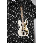 Dolce & Gabbana Black GOLD Instrument Embellished Shirt TSH90448-37