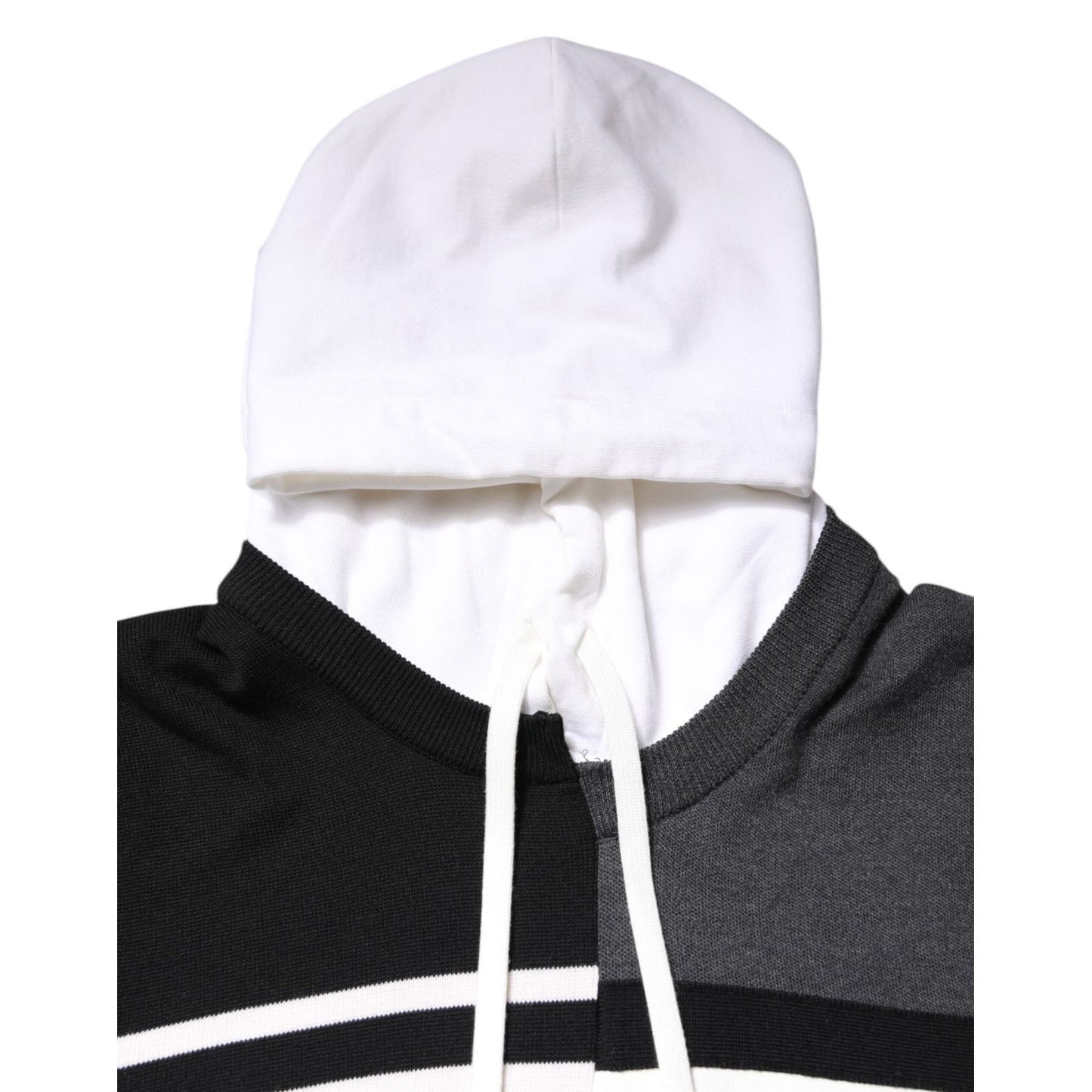 Dolce & Gabbana Multicolor Logo Pullover Hooded Sweater