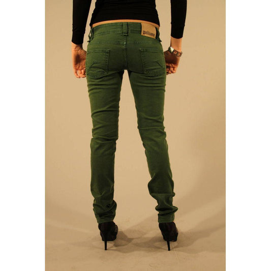 John Galliano John Galliano Green Cotton Women Jean JO-2332-W28 1728,67403481248,Clothing,Green,Jeans & Pants - Women - Clothing,John Galliano,New with tags,W28,Women,Women - Clothing