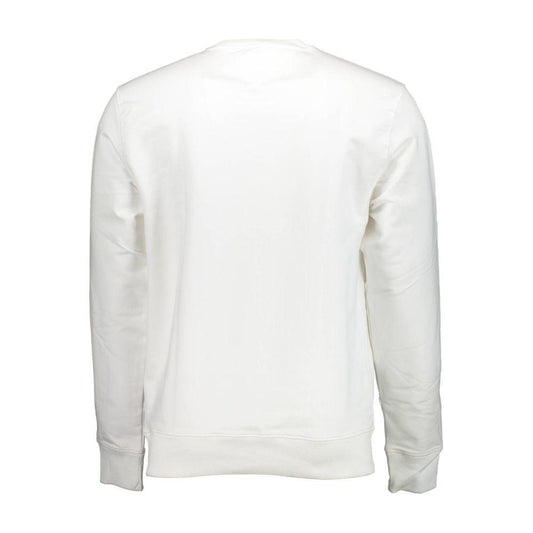 Tommy Hilfiger White Cotton Unisex Sweatshirt