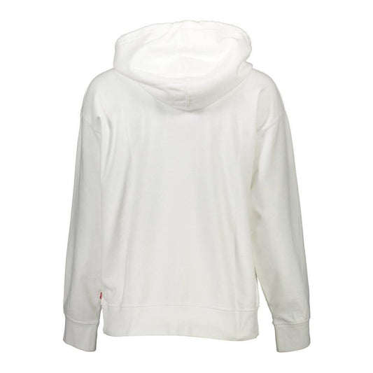 Levi's White Cotton Unisex Sweatshirt