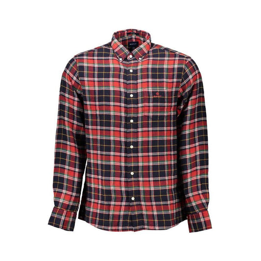 Gant Gant Red Cotton Men Shirt GA-9076-S 1728,67403481248,Clothing,Gant,Men,Men - Clothing,New with tags,Red,S,Shirts - Men - Clothing