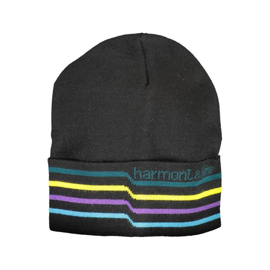 Harmont & Blaine Harmont & Blaine Black Wool Men Cap HA-14252 1728,67403481248,Accessories,Black,Harmont & Blaine,Hats & Caps - Men - Accessories,Men,Men - Accessories,New with tags