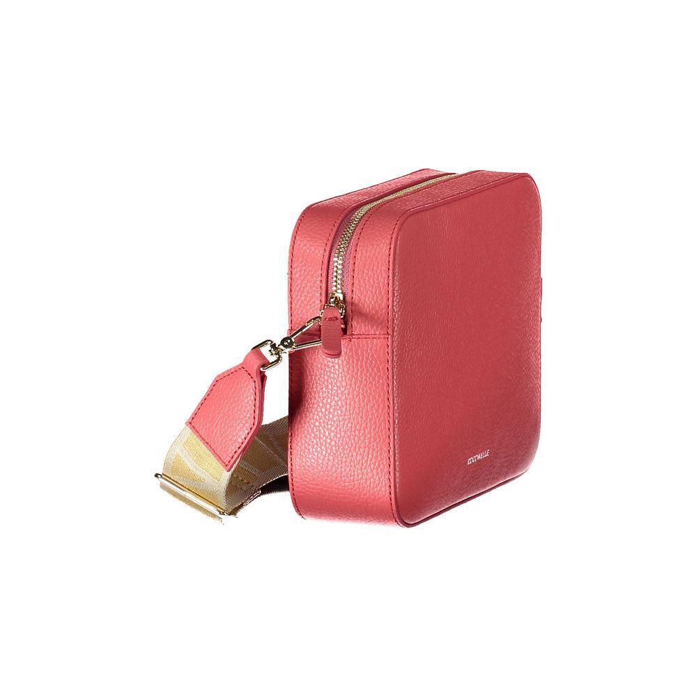Front view with bag zipped and handles upright.