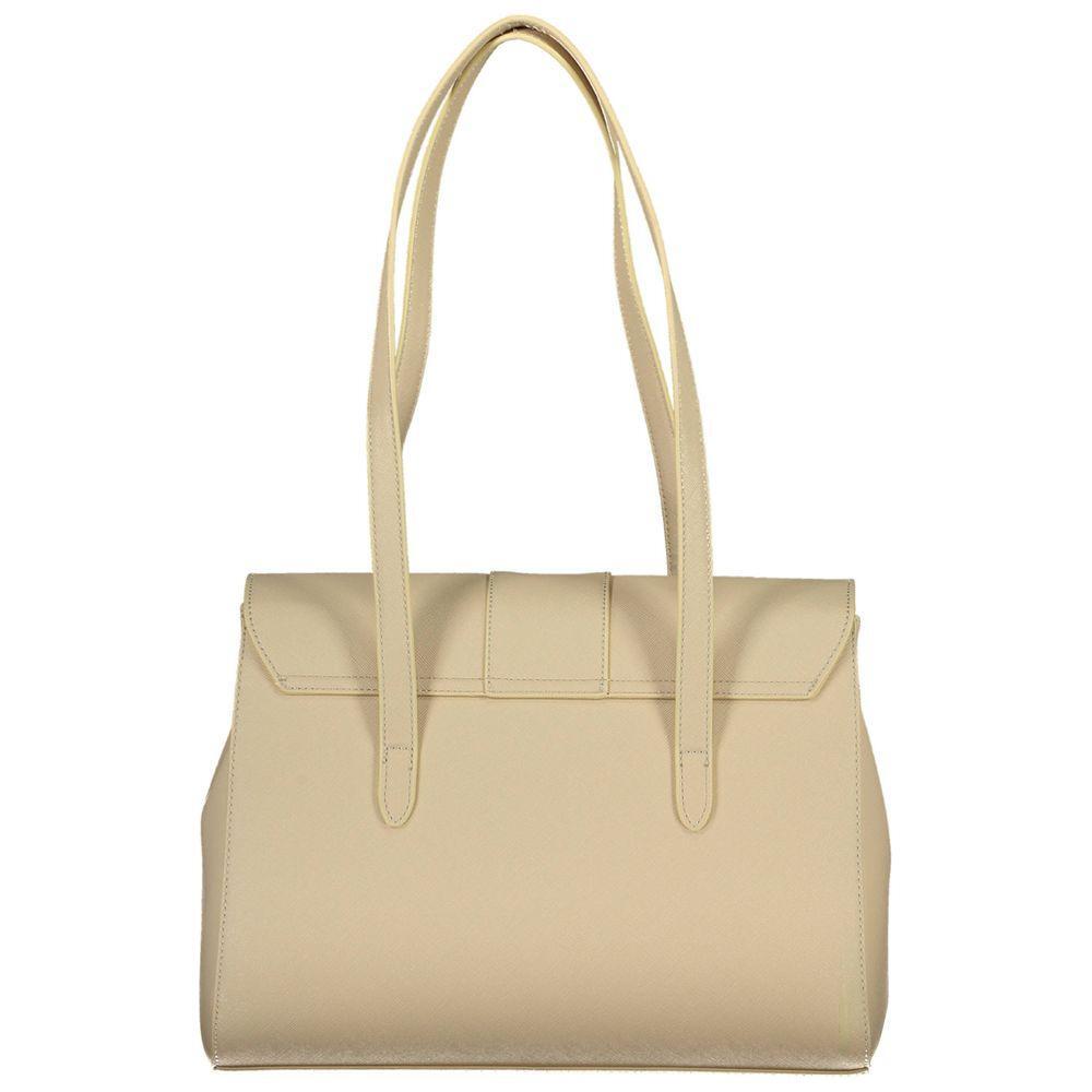 Front view with bag zipped and handles upright.