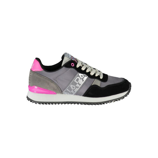 Napapijri Napapijri Chic Gray Contrast Lace-Up Sneakers NA-23088-EU36/US6