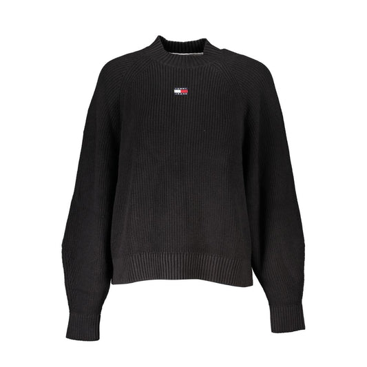Tommy Hilfiger Black Cotton Sweatshirt Tommy Hilfiger