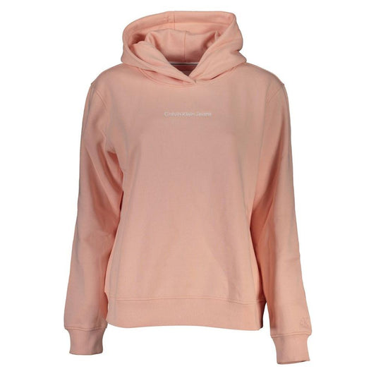 Calvin Klein Calvin Klein Chic Pink Hooded Fleece Sweatshirt CA-26131-L