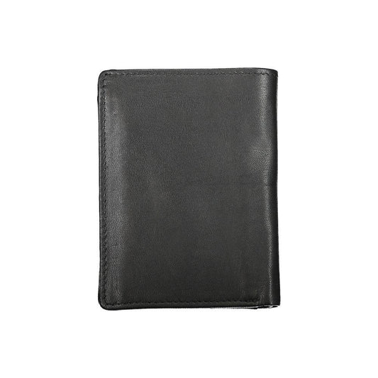 Blauer Blauer Elegant Black Leather Dual Compartment Wallet BL-27443 1728,67403481248,Bags,Black,Blauer,Men,Men - Bags,New with tags,Wallets - Men - Bags