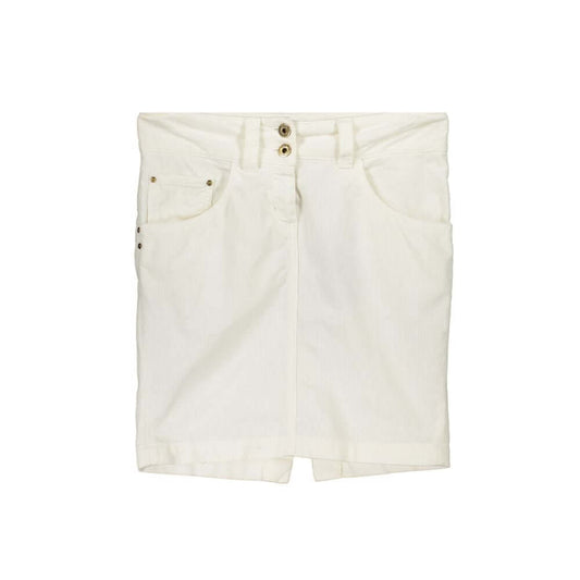 Patrizia Pepe White Cotton Skirt PA-27763-38