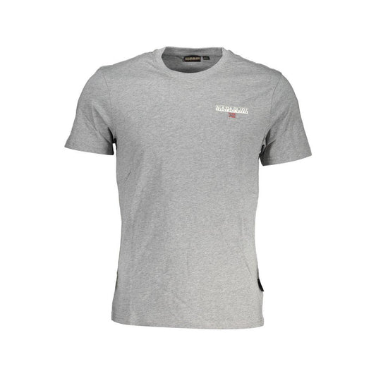 Napapijri Brown Cotton Men T-Shirt