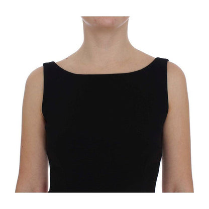 Dolce & Gabbana Pink Floral Print Long Maxi Sheath Dress