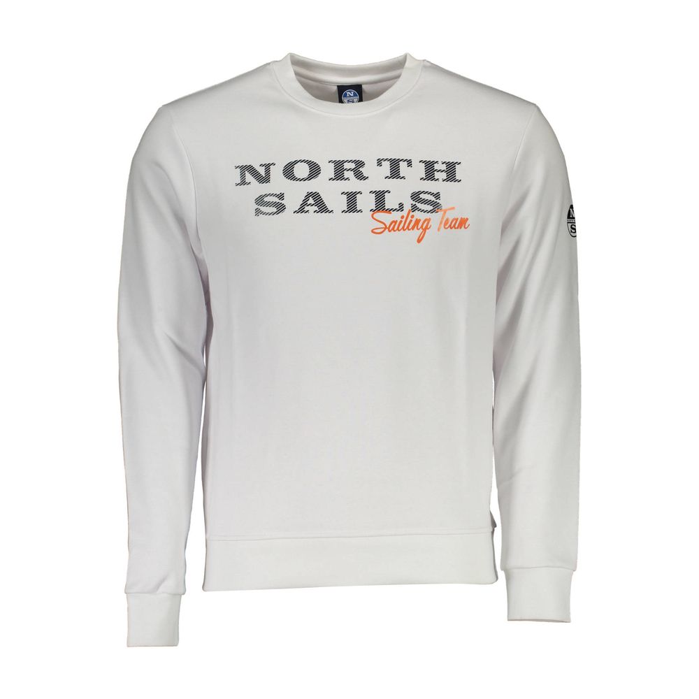 North Sails White Cotton Sweatshirt