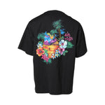 Dolce & Gabbana Black DG Floral Print Crew Neck T-shirt TSH90345-58
