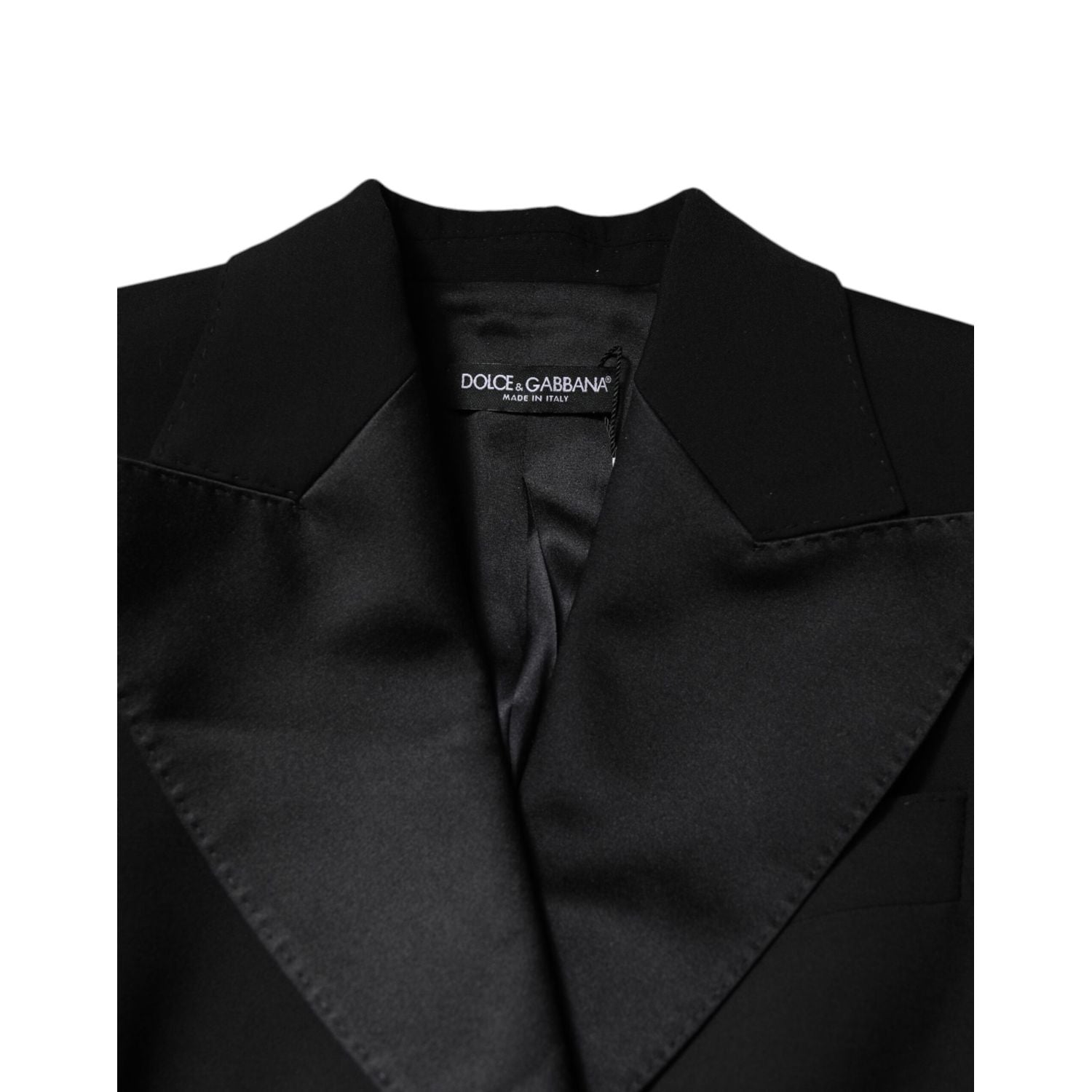 Dolce & Gabbana Black Wool Jumpsuit Dress Women Coat Jacket