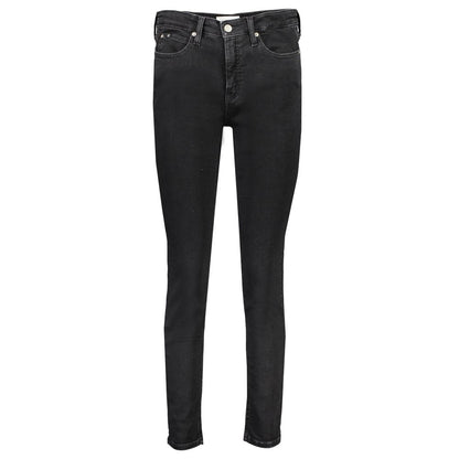 Calvin Klein Black Cotton Jeans Denim