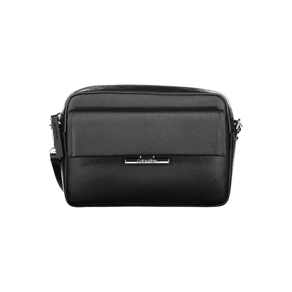 Front view with bag zipped and handles upright.
