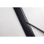Dolce & Gabbana Black Blue Leather Gold Buckle Reversible Belt