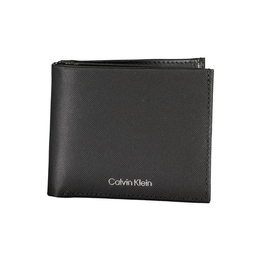 Calvin Klein Elegant Black Leather Wallet with RFID Block CA-26022