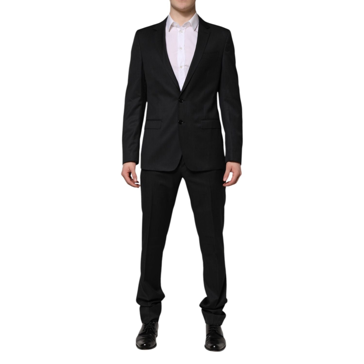 Dolce & Gabbana Dark Gray MARTINI 2 Pc Single Breasted Suit
