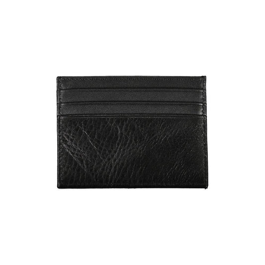 Tommy Hilfiger Black Leather Men Wallet TO-17498