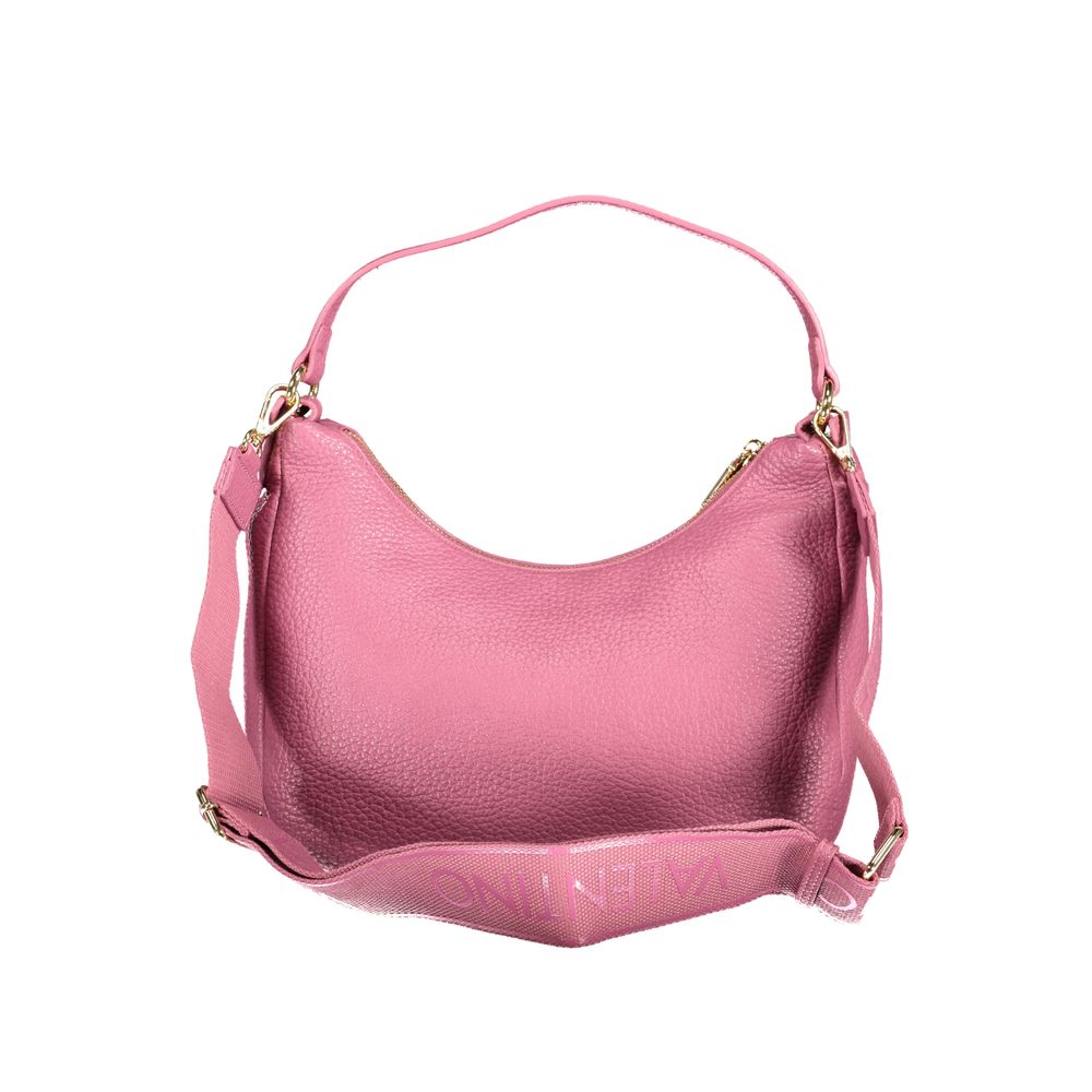 Mario Valentino Pink Polyethylene Women Handbag with detachable strap