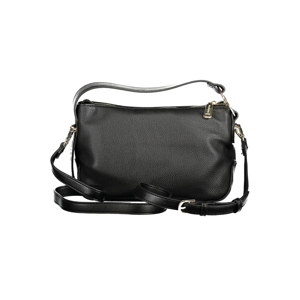 Front view with bag zipped and handles upright.