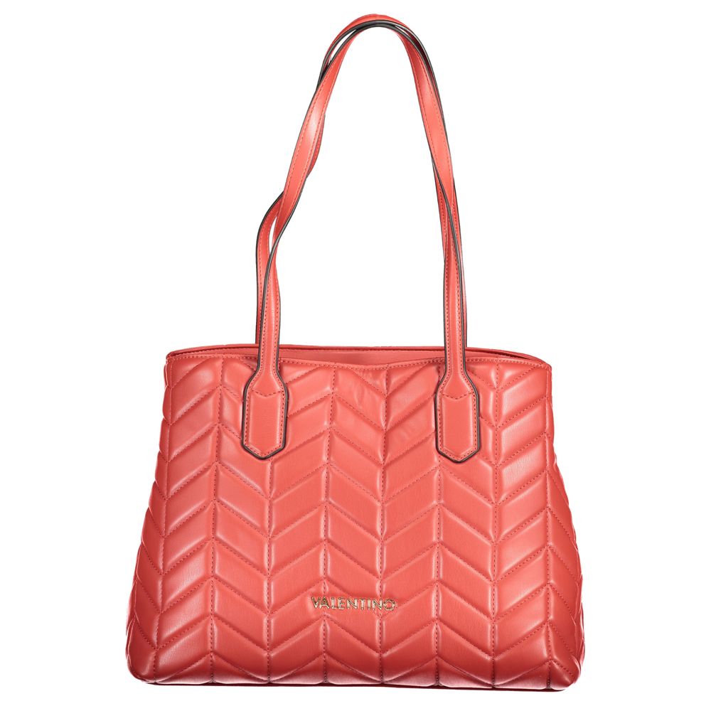 Front view with bag zipped and handles upright.