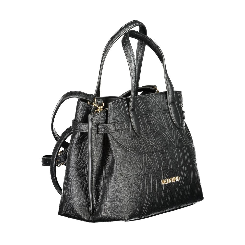 Front view with bag zipped and handles upright.
