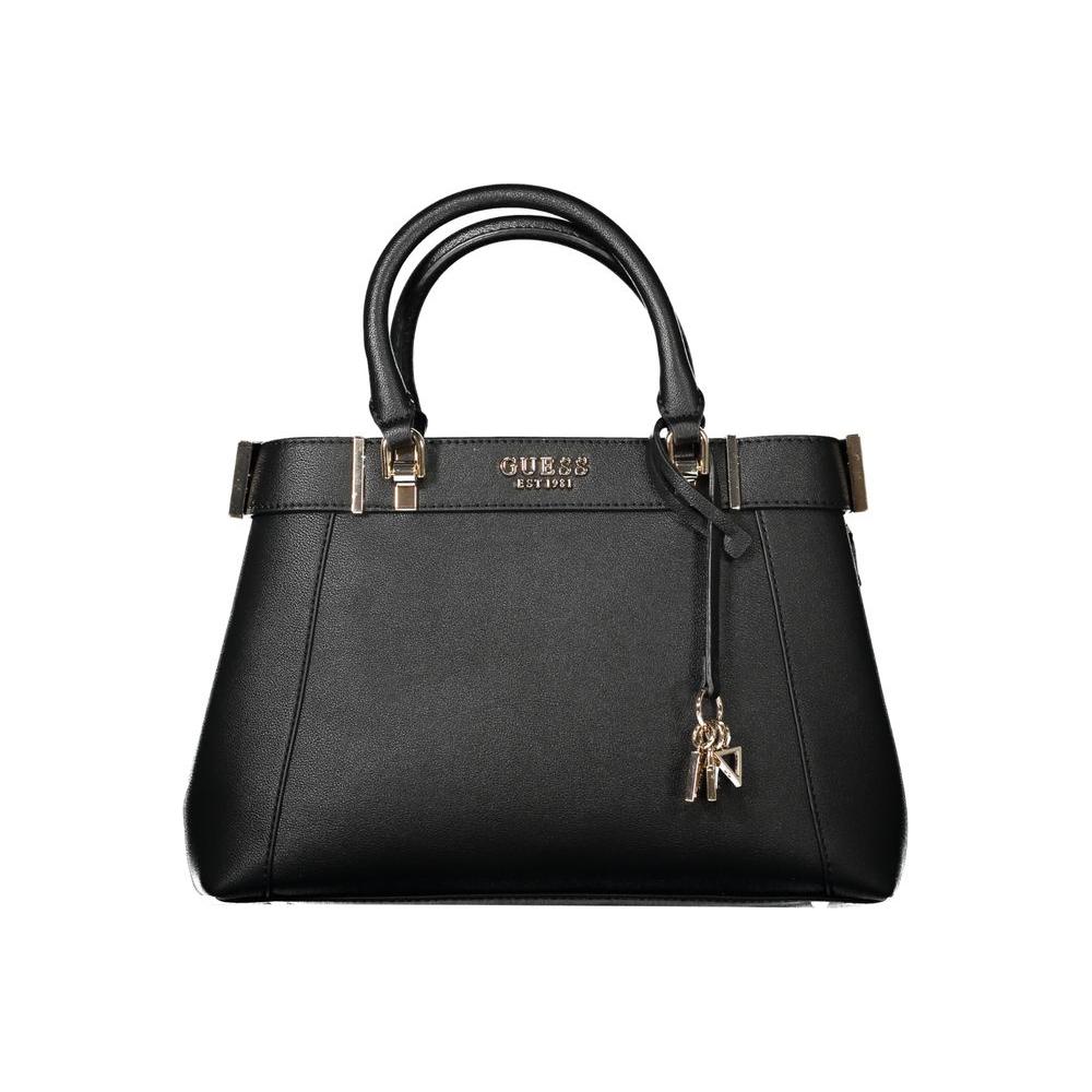 Front view with bag zipped and handles upright.