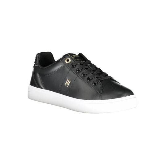 Tommy Hilfiger Black Polyester Sneaker TO-31486-EU36/US6